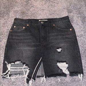 black free people skirt